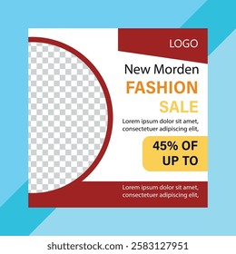 Morden Fashion Flyer Template Design