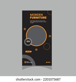 Morden Furniture  Banner Template Design