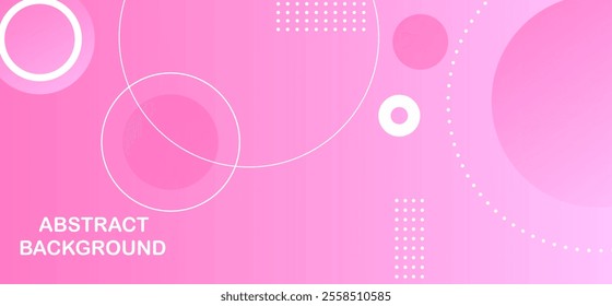 Morden Pink element gradient colour abstract background with geometric rounded shapes pattern and dynamic shapes 3D composition vector illustration eps10. Perfect for modern projects banner poster.