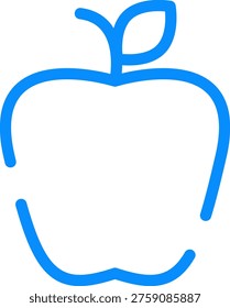 Icono Apple trazo redondeado