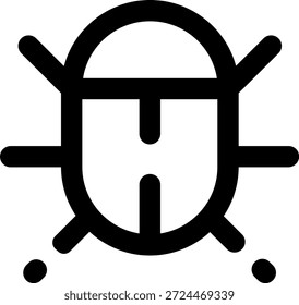 Icono de error de trazo redondeado de Morden