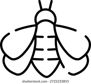 Icono de abejorro de trazo redondeado de Morden