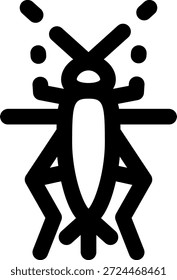 Icono de cricket de trazo redondeado de Morden