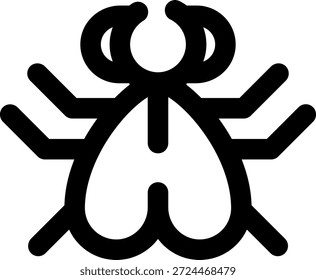 Morden-Rundstrich-Fliegensymbol