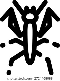 Icono de Mantis de trazo redondeado de Morden