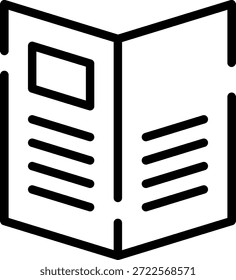 Icono de menú de trazo redondeado de Morden