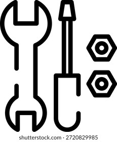 Morden Rounded Stroke Tools Icon