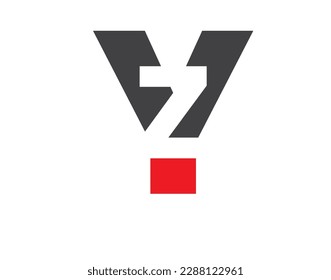 morden unick Y and Z logo icon  design vector graphic illustration 