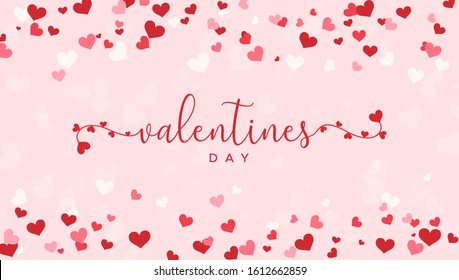 Morden Valentine's Day typography.
Valentine's Day vector background. Greeting cards template.