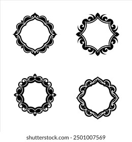Morden Vector Ornamental frame design
