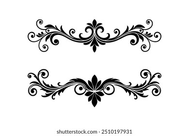  morden vector victorian baroque dividers