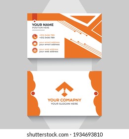 Mordern and Clean Business Card Template Design