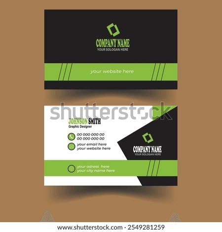 Mordern creative simple businesscard design