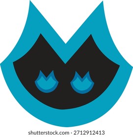 MordernGeometric Colorful Shape Vector logo with Center – Abstract Symmetric Design.
