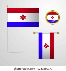 Mordovia flag set