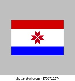 Mordovia flag vector illustration in high quality for ui and ux, website or mobile application