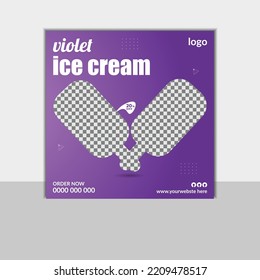 More Attractive Poster design for ice cream company unique poster