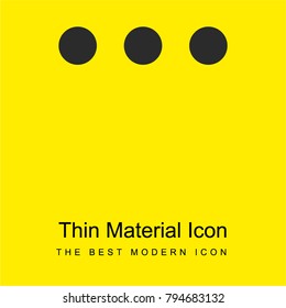 More bright yellow material minimal icon or logo design