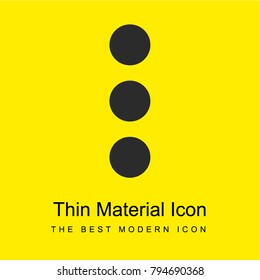 More bright yellow material minimal icon or logo design