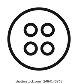 más icono de Botón signo de Vector blanco y negro