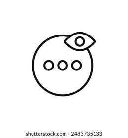 more button icon outline collection in black