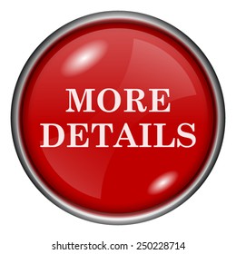 More details icon. Internet button on white background. 