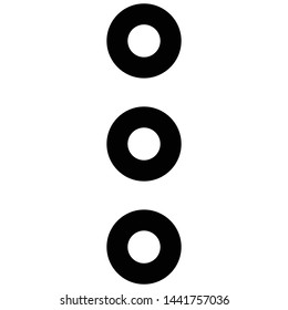 More, Dot, Menu, Options Icon