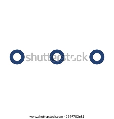 More horizontally icon flat illustration outline logo