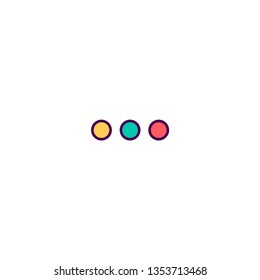 More icon design. Essential icon vector illustration