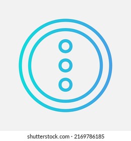 More icon in gradient style about user interface, use for website mobile app presentation