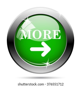 More icon. Internet button on white background. EPS10 vector.