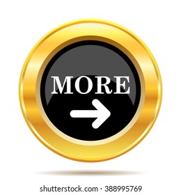 More icon. Internet button on white background. EPS10 vector.