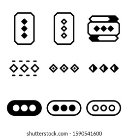 more icon isolated sign symbol vector illustration - Collection of high quality black style vector icons
