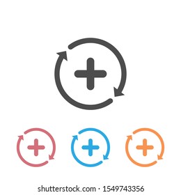 More icon set. read more sign. Vector
