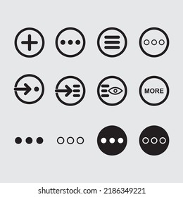 More icon set  vector illustration sign