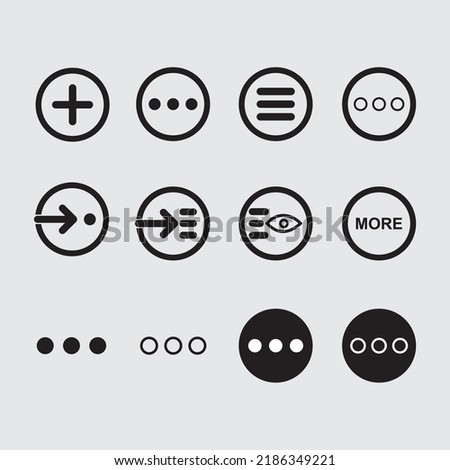 More icon set  vector illustration sign