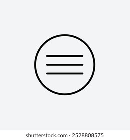 More icon in tree different line stroke sizes.