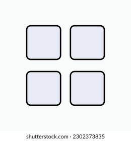 More Icon. UI, Universal Interface Symbol.
