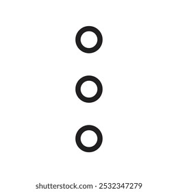 More icon Vector set outline