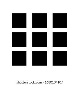 MORE icon, vector symbol isolated on white background for app, mobile, web etc. design