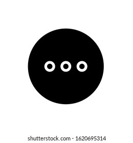 More icon,vector illustration. Flat design style. vector more icon illustration isolated on White background, more icon Eps10. more icons graphic design vector symbols.