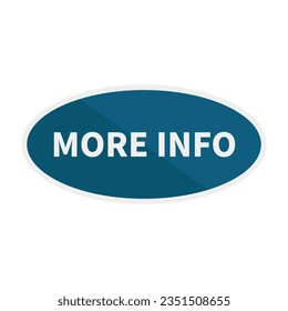 More Info Button In Blue Oval Shape With White Line For Information
