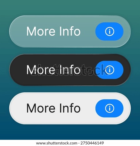More info button set for element call to action design