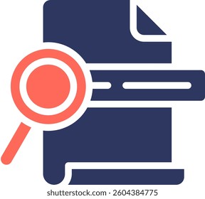 More Info Icon Glyph Color Vector Illustration