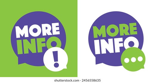 More info on speech bubble