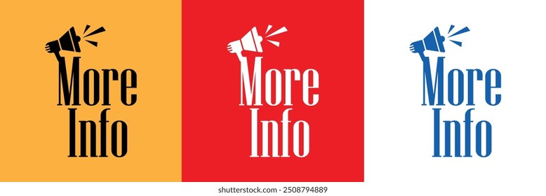 Más información Letrero de información de texto	