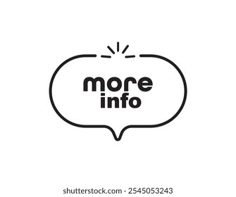 sinal de mais informações texto informação	