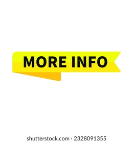 Más Información En Color Amarillo Y Forma De Cinta Rectángulo Para Obtener Información
