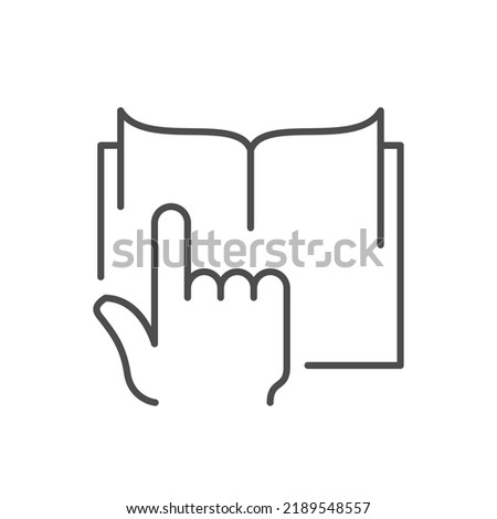 More information line outline icon