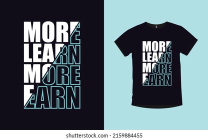 Más información ganarse citas inspiracionales tipografía diseño de camisetas